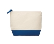 Cotton toiletry bag, 340 g/m2 colour blue