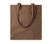Affordable tote bag in bright colours for events, 180 g/m2 colour brown