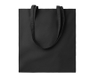 Affordable tote bag in bright colours for events, 180 g/m2 colour black