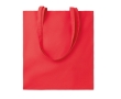 Affordable tote bag in bright colours for events, 180 g/m2 colour red