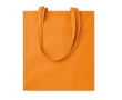 Affordable tote bag in bright colours for events, 180 g/m2 colour orange