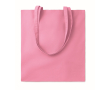 Affordable tote bag in bright colours for events, 180 g/m2 colour pink