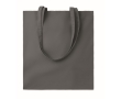 Affordable tote bag in bright colours for events, 180 g/m2 colour dark grey