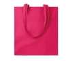 Affordable tote bag in bright colours for events, 180 g/m2 colour fuchsia