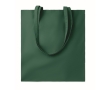 Affordable tote bag in bright colours for events, 180 g/m2 colour dark green