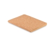 Notebook with soft cork cover and cream pages, A5 colour beige