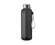 Printed, leak-proof water bottle, recycled plastic, 500 ml colour black