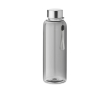 Leak-proof water bottle, recycled plastic, 500 ml colour transparent grey