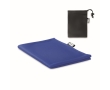 Sports towel made of RPET in a sleeve for gym colour royal blue