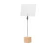 Wooden clip holder for notes colour wood