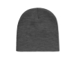 Unisex hat made of soft, elastic RPET colour dark grey