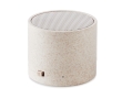 Affordable wireless speaker, wheat straw housing, 2h playtime colour beige