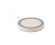 Wireless wheat straw charger colour beige
