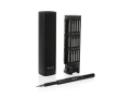 Precision screwdriver set, 56 pieces for electronics colour black