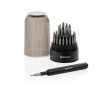 GearX 31-in-1 aluminium multi-function screwdriver set colour black