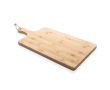 Promotional bamboo cutting and serving board with rope colour wood