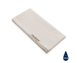Set of 4 recycled cotton table napkins, 45 × 45 cm colour white