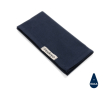 Set of 4 recycled cotton table napkins, 45 × 45 cm colour navy-blue