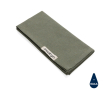 Set of 4 recycled cotton table napkins, 45 × 45 cm colour dark green