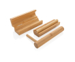 Custom bamboo sushi utensil set colour brown