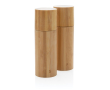 Large salt and pepper mills set for event giveaways colour brown