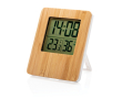 Budget promotional weather station with 3 functions colour brown