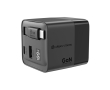 Eco GaN fast charger, retractable cable 80cm, 65W colour black