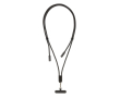 Recycled rPET mobile cable, USB-C, neck strap, 60W charging colour black
