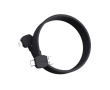 Tangle-free magnetic charging cable, 120 cm, 4 ports colour black