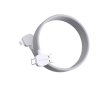 Tangle-free magnetic charging cable, 120 cm, 4 ports colour white
