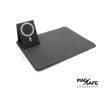 Foldable mouse pad with wireless charger colour black
