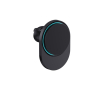Magnetic car mount for mobile, wireless charging, 15W colour black