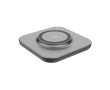 25W magnetic wireless charging base with USB-C cable colour grey