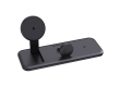 3-in-1 magnetic charger with 15 W wireless charging colour black