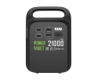 Portable charging power station for devices, 21,000 mAh colour black