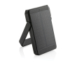 Recycled plastic power bank with solar panel, 5,000 mAh colour black
