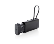 Removable portable power bank, ideal for battery recycling, 10,000 mAh colour black