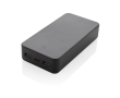 Eco external battery, 20,000 mAh with 3 charging ports colour black