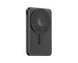 Eco 5-in-1 power bank, charging cables, stand, 5,000 mAh colour black
