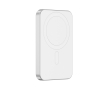 Magnetic power bank with ultra-fast charging, 5,000 mAh colour silver
