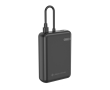 Dual-output power bank with 20 W fast charging colour black