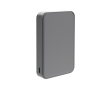 25W magnetic wireless power bank with USB-C 10,000 mAh colour grey