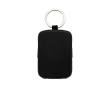 Eco keyring power bank with integrated cables 2000 mAh colour black