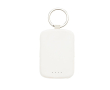 Eco keyring power bank with integrated cables 2000 mAh colour white
