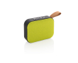 Custom fabric speaker with 3-hour playtime and BT 5.0 colour lime