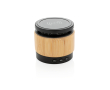 Wireless speaker with phone charger, Android and iPhone compatible colour wood