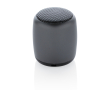 Pocket-size wireless speaker made of aluminium colour titanium