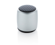 Pocket-size wireless speaker made of aluminium colour silver