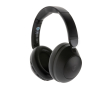 Foldable headphones with noise cancellation and soft cushions colour black