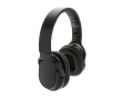 Wireless BT 5.1 headphones made from recycled materials colour black